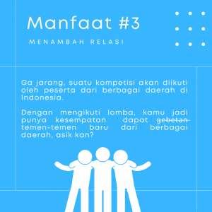 manfaat ikut lomba sma