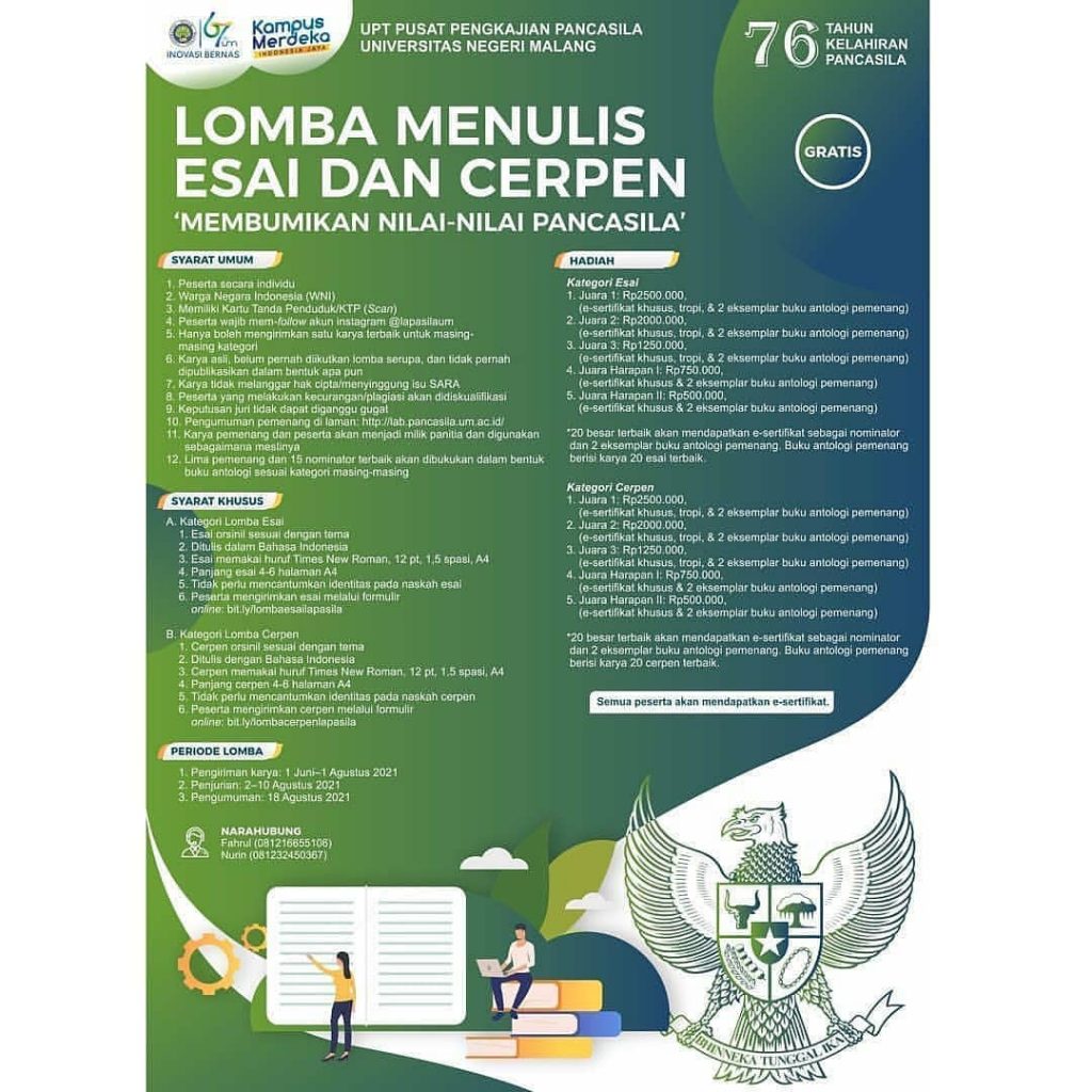 lomba cerpen esai 2021